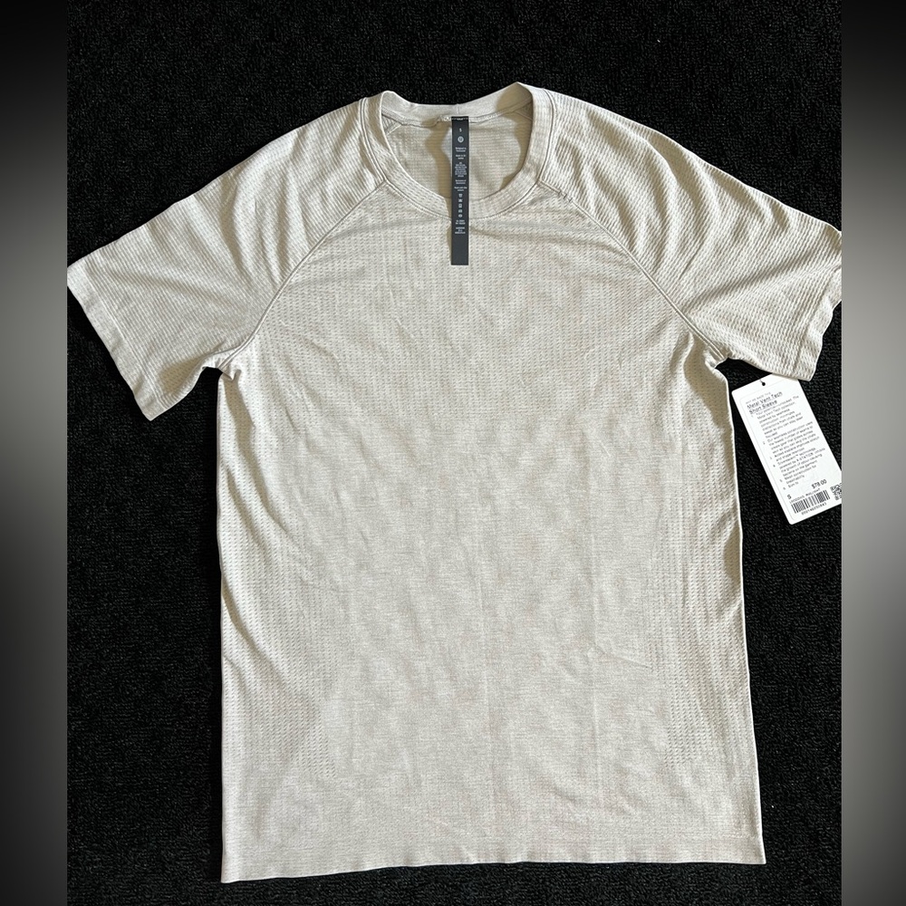NWT Lululemon Metal Vent Tech Short Sleeve Men’s Shirt, Size Small